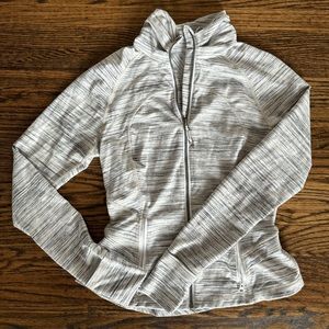 Lululemon White Black Gray Define Jacket Size 6